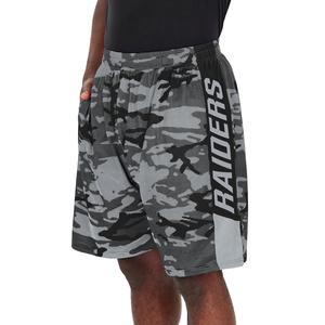 Zubaz Men's NFL Las Vegas Raiders Lightweight Shorts with Camo Lines Discount High Quality