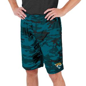 Zubaz Men's NFL Jacksonville Jaguars Lightweight Camo Lines Shorts with Logo Inexpensive Sale Online