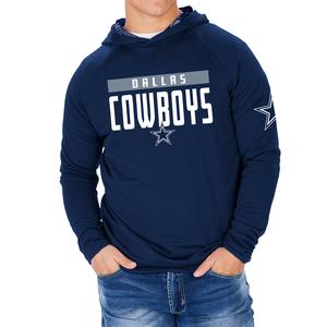 Zubaz Men's NFL Dallas Cowboys Team Color Hoodie With Viper Print Details Cheap Sale Buy