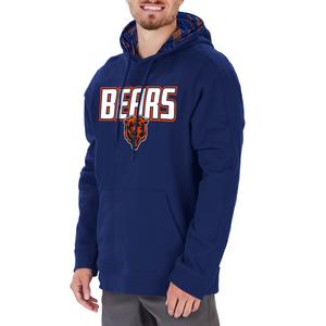 Zubaz Men's NFL Chicago Bears Viper Print Hoodie Amazon Sale Online