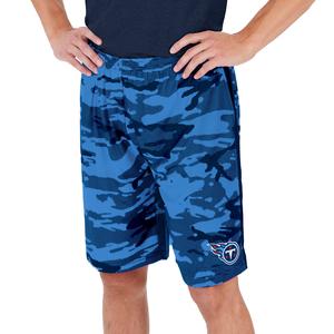 Zubaz Men's NFL Tennessee Titans Lightweight Camo Lines Shorts with Logo Countdown Package Online