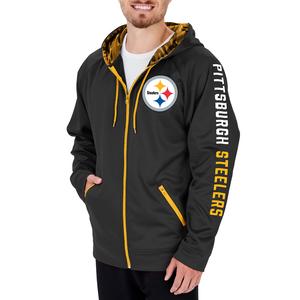 Zubaz Men's NFL Pittsburgh Steelers Full Zip Camo Hoodie Outlet Wiki