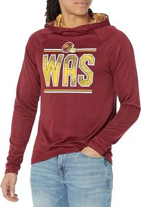 Zubaz Men's WASHINGTON FOOTBALL TEAM SOLID BURGUNDY FRENCH TERRY LW HOOD W/ STATIC HOOD LINER & GRAPHIC XL Geniue Stockist Cheap Pice