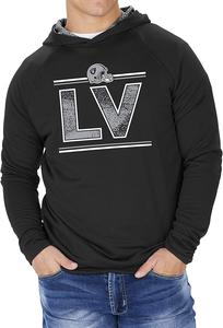Zubaz Las Vegas Raiders NFL Men's Lightweight Hoodie With Static Hood Liner Cheap For Cheap