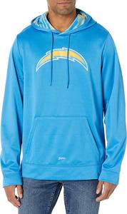 Zubaz Los Angeles Chargers NFL Men's Team Color Hoodie with Team Camo Liner Discount For Cheap