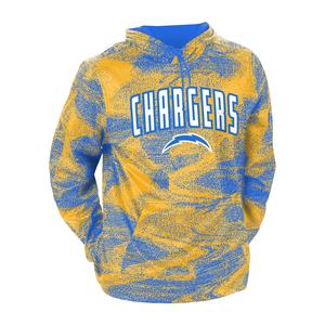 Zubaz Los Angeles Chargers NFL Men's Static Hoodie For Cheap Pice