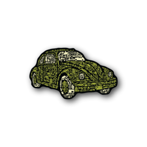 VW Bug Sticker Clearance Amazing Pice