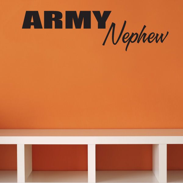 Army Nephew Block Decal For Sale Cheap Online