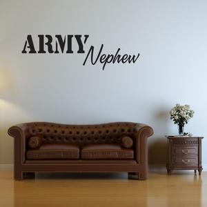 Army Nephew Decal 2025 Unisex