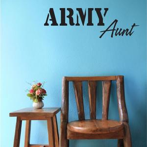Army Aunt Decal Cheap Perfect