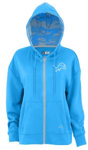 Zubaz NFL Women's Standard Full Zip Hoodie Detroit Lions Release Dates Sale Online