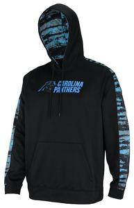 Zubaz NFL Men's Carolina Panthers Performance Hoodie w/ Oxide Sleeves 2025 Newest Cheap Online
