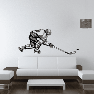 Hockey Player Wall Decal - Vinyl Decal - Car Decal - CDS011 Outlet Popular