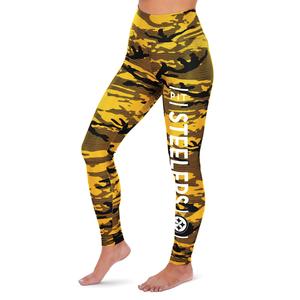 Zubaz NFL Women's Pittsburgh Steelers Marled Camo Lines Leggings With Credit Card Cheap Online