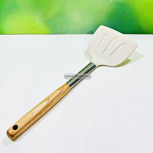 14 Inch Silicone Cooking Spoon, Non-stick Slotted Turner Spatula IQ023 Discount Cheapest Pice
