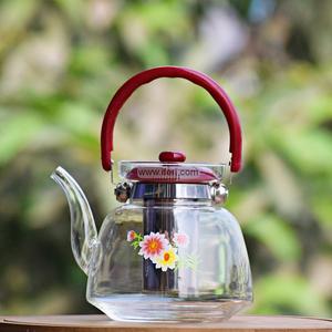 1600ml Tempered Glass Tea Pot with Infuser RH0377 Outlet Visit