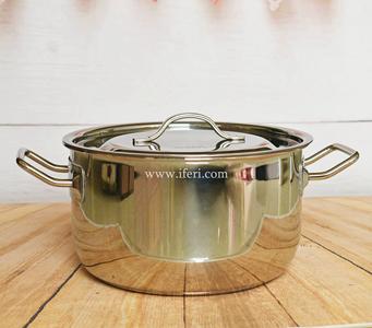 18cm SKB Stainless Steel Induction Saucepan / Deep Cookware with Lid SN0004 Geniue Stockist