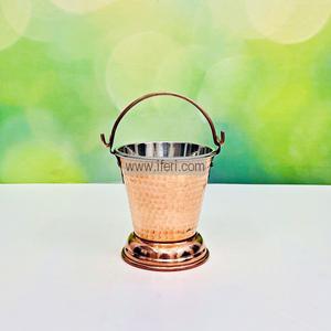 10cm Pure Copper Stainless Steel Hammered Serving Bucket ALM6444-1 Clearance Supply