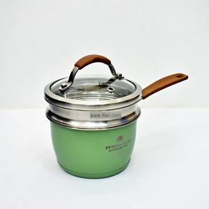 16cm Stainless Steel Milk Pan with Steamer RY06359 Clearance Good Selling