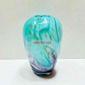 10.5 Inch Handmade Exclusive Heavy Glass Decorative Flower Vase HR1994 Shipping Discount Authentic