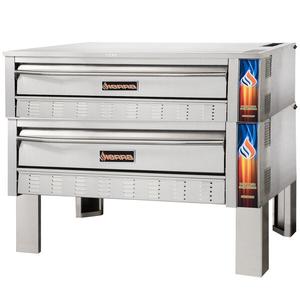 Sierra Range Natural Gas 48" Double Pizza Deck Oven SRPO-48G2 Cheap Wholesale