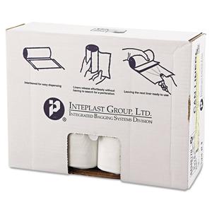 Interplast High-Density Interleaved Commercial Can Liners, 60 Gal, 17 Microns, 43" X 48", Clear, 200/Carton - IBSS434817N Cheap Buy