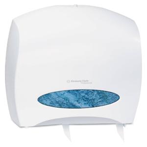 Kimberly-Clark Jrt Jr. Escort Jumbo Roll Bath Tissue Dispenser, 16 X 5.75 X 13.88, Pearl White - KCC09508 Reliable Online