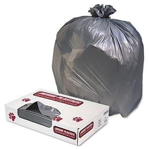 Jaguar Industrial Strength Low-Density Commercial Can Liners, 60 Gal, 1.3 Mil, 38" X 58", Gray, 100/Carton - JAGG3858G Professional Cheap Pice