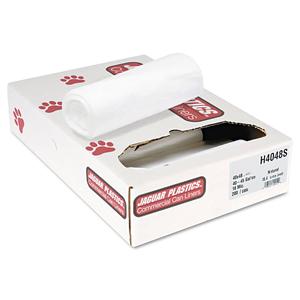 Jaguar Industrial Strength Commercial Can Liners Flat Pack, 45 Gal, 16 Microns, 40" X 48", Natural, 200/Carton - JAGH4048S Buy Cheap Wiki