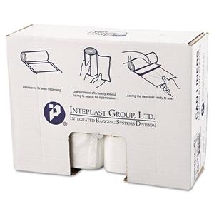 Interplast High-Density Interleaved Commercial Can Liners, 60 Gal, 17 Microns, 38" X 60", Clear, 200/Carton - IBSS386017N Discount Latest