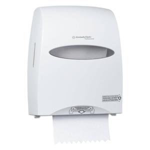 Kimberly-Clark Sanitouch Hard Roll Towel Dispenser, 12 63/100W X 10 1/5D X 16 13/100H, White - KCC09995 Manchester Sale Online