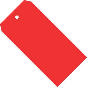 4-1/4 x 2-1/8 Red Tags (THICK BOARD - 13 POINT) 1000/Case Fashion Style For Sale