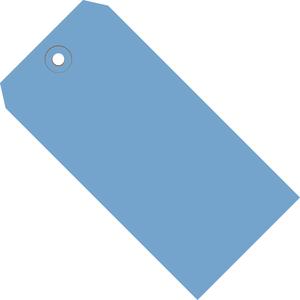 4-3/4 x 2-3/8 Royal Blue Tags (THICK BOARD - 13 POINT) 1000/Case Free Shipping In China