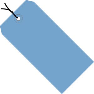 4-3/4 x 2-3/8 Pre-Strung Royal Blue Tags (THICK BOARD - 13 POINT) 1000/Case Outlet Affordable