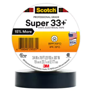3M Super 33  Electrical Tape | 75 Foot | 22.86 Meter Roll Pay With Visa Cheap Online
