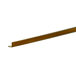 Brass Angle: 0.014" Wall - 1/8" Leg Length - 12" Long (1 Piece) Discount With Mastercard