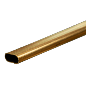 Brass Oval Tube (Large): 0.014" Wall x 12" Long (1 Piece) Genuine Cheap Pice
