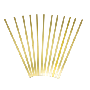 Brass Strip: 0.032" Thick x 1/2" Wide x 12" Long (12 Pieces) Clearance Fake