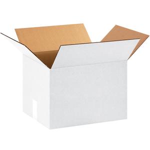 16 x 12 x 12 White Corrugated Boxes 25/Bundle Free Shipping Reliable