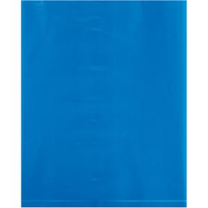 15 x 18 - 2 Mil Blue Flat Poly Bags 1000/Case Best Place