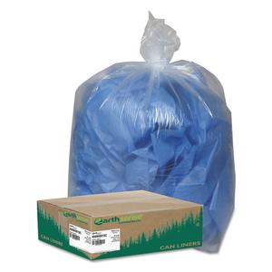 Earthsense Linear Low Density Clear Recycled Can Liners, 60 Gal, 1.5 Mil, 38" X 58", Clear, 100/Carton - WBIRNW5815C Great Deals Cheap Pice