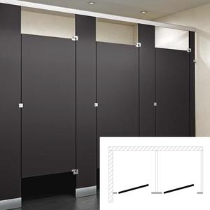 ASI Global Toilet Partition (Phenolic) 2 In Corner (72"W x 61-1/4"D) IC23660 Outlet Free Shipping Authentic