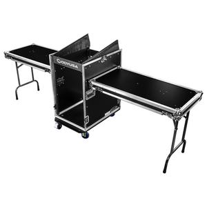Odyssey Flight Zone Deluxe Pro Combo 14U Rack Case with Wheels and Two Tables Discount Outlet Store