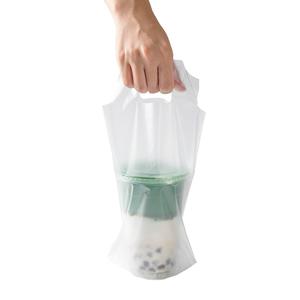 Bag Tek Clear Plastic Drink Carrier Bag - Fits 1 Cup - 6 1/4" x 3 1/4" x 11" - 100 count box Discount Footlocker Pictures