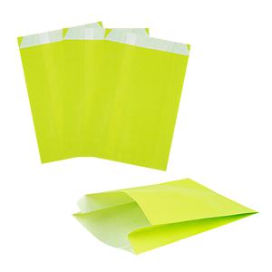 Bag Tek Eco Paper French Fry / Snack Bag - 4 1/4" x 1 1/2" x 6 1/4" - 100 count box Shipping Discount Authentic