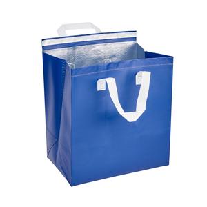 Bag Tek Blue Insulated Take Out Bag - Tamper-Evident - 11 3/4" x 7 3/4" x 12 1/2" - 100 count box Footlocker Online
