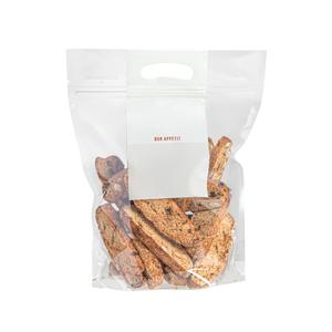Bag Tek Clear Plastic Gusset Zip Bag - with Handles - 8 1/4" x 3 1/2" x 10 1/2" - 100 count box Clearance Best Seller
