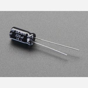 220uF 16V Electrolytic Capacitors - Pack of 10 Outlet New Styles