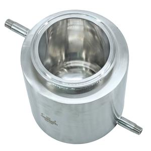 Tri Clamp Jacketed Collection Plate w/ NPT Port Stainless Steel 304 Free Shipping Clearance
