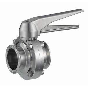 Tri Clamp Butterfly Valve - Squeeze Trigger Outlet Ebay